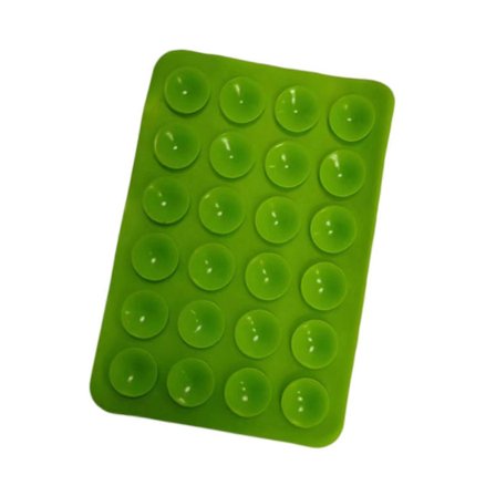 Telefon Sugekop Holder Silikone Telefon Cover Bruseholder til Selfies og Videoer Lysegrå