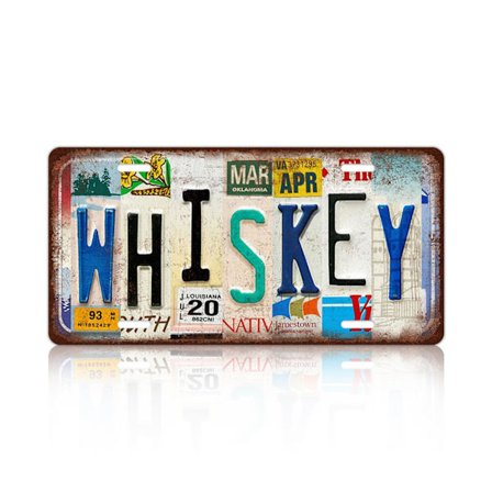 【JIA】Retro Metallskylt Väggkonst 30x15 cm, Vintage Man Cave Garage Bar eller Skjul Dekor, Nyhetsskylt Design.