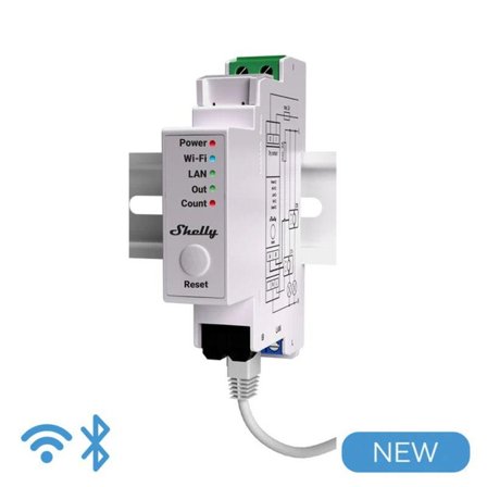 Shelly Pro EM 50A Energy Metering with WiFi and Ethernet