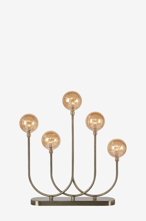 Markslöjd - Kynttilänjalka Enya 5L - Messinkiä - Sähkökyntteliköt - - Homeroom