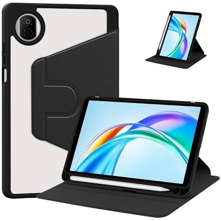 Etui til Honor X7 2025 8,7 tommer med penholder, sort