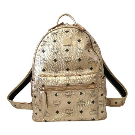 MCM Pre-owned, Backpacks Geel, Dames, Maat:ONE Size
