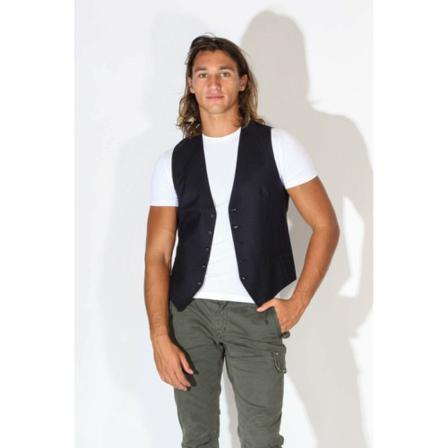 Tagliatore, Vests Blauw, Heren, Maat:M