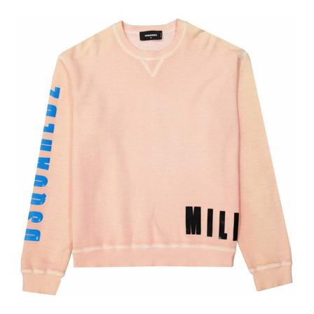 Dsquared2, Sweatshirts Czerwony, Kobieta, Rozmiar: S