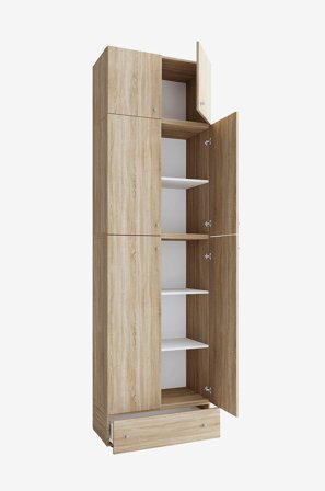 VCM - Vcm Kenkäkaappi Lona Xxl saranaovet - Kiinnityksellä & laatikolla varustettuna - Beige - Kenkäkaapit - - Homeroom