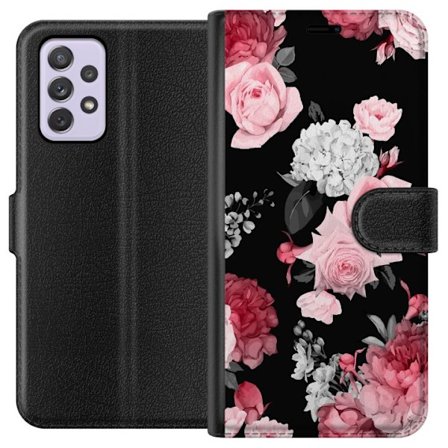 Yhteensopiva Lompakkokotelo Samsung Samsung Galaxy A52s 5G Kukat