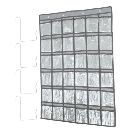 Hängande verktygsorganisatör för garage eller hemmabruk 36 fack klassrumsficka