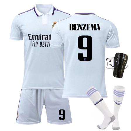 2022 Champions League Real Madrid Hemma Höstdräkt - Vit Xs