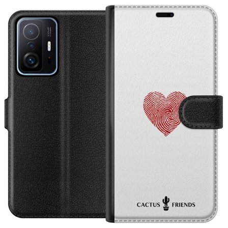 Yhteensopiva Lompakkokotelo Xiaomi Xiaomi 11T Cactus and Friends - Fingerprint Love