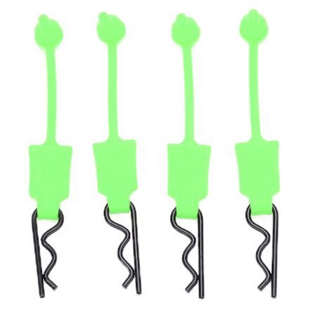 4 stk. 1/10 RC Bil Klips Pins Universal Bil Karosseri Bolt Lås Klips Erstatning Modell Bil Karosseri Tilbehør Grønn