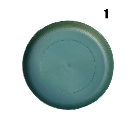 Stor rund kort blomkruka Kontroll Rot Roskruka Plantering Fröplanta Förtjockning Plast Blomma Gallon Kruka eller bricka