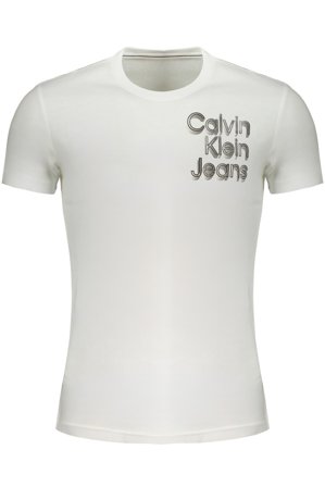 Calvin Klein T-shirt Maniche Corte Uomo Bianco