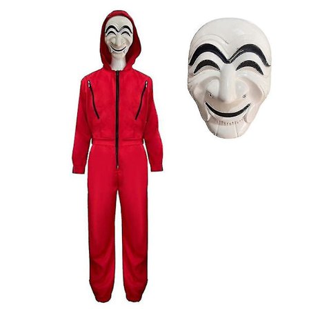 Money Heist: Korea - Joint Economic Area Vuxen Cosplay Kostym Halloween Fancy Dress Up