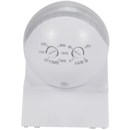 Ac110V-240V 180 Graders Udendørs Ip44 Sikkerhed Pir Infrarød Bevægelsessensor Afbryder Detektor Bevægelsessensor Maks 30M