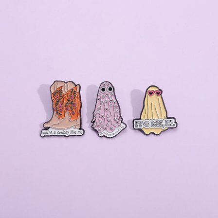 Design tegneserie mønster Taylor Swift sang broche cowboy hat blomst støvler badge tilbehør