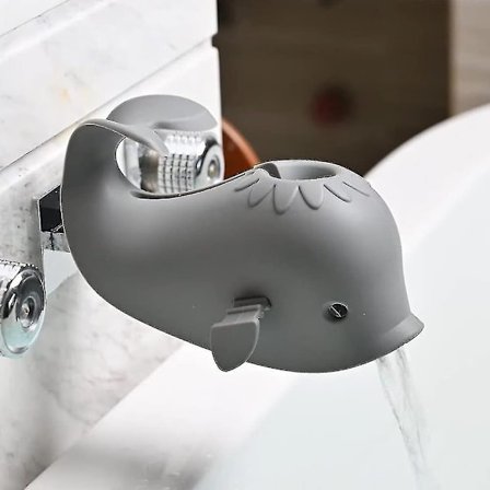 Badekardeksel for baby, badekardeksel for baby i silikonhval, badekardeksel for baby