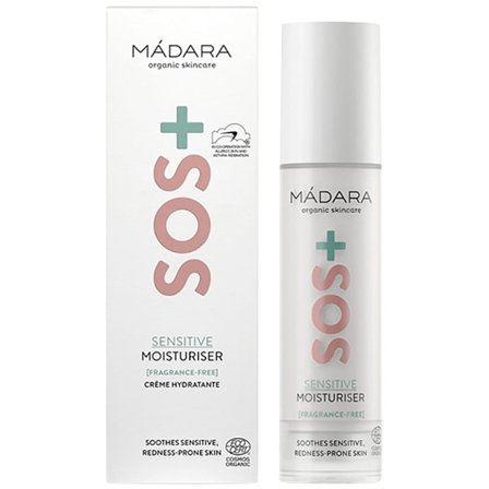MÁDARA SOS+ Sensitive Moisturiser 50 ml, Skincare, Ansigtspleje, Natcreme