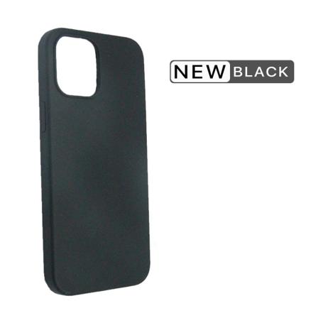 iPhone 12 Pro Max Mobilskal Silikon - Svart Black
