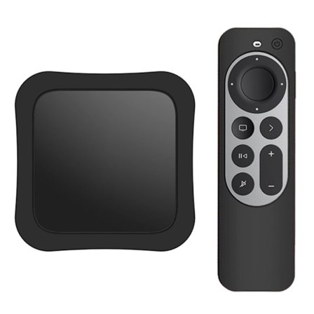 Apple TV 4K 2021 set-top box + remote controller cover - Black
