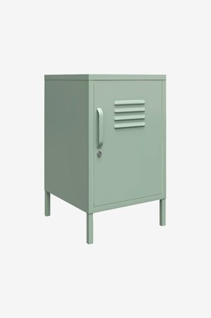 Dorel Home - Gavelbord med 1 dörr Mission District - Grön - Avlastningsbord & sidobord - Från Homeroom