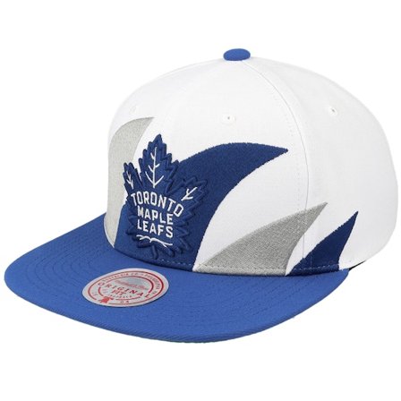 Mitchell & Ness - NHL Blanc snapback Casquette - Toronto Maple Leafs Vintage Sharktooth White/Blue Snapback @ Hatstore