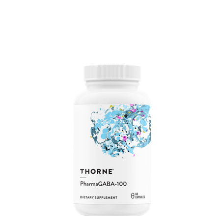 Thorne Research Inc. PharmaGaba-100 60 kapslar