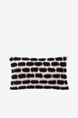 Venture Home - Pudebetræk Lova - Sort - Pyntepuder & pudebetræk - 30X50 - Fra Homeroom