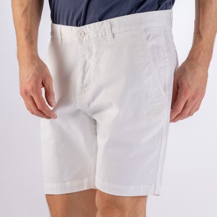 Pantalones cortos de tripulación Marine Classics Bermuda Shorts White, hombre, Large