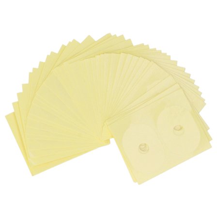 500 stk. linseindfatningsblokerende klistermærker til briller polering skridsikker dobbeltsidet klæbende klisterbånd