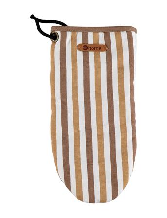 Oven Glove Frog Stripe Home Textiles Kitchen Textiles Oven Mitts & Gloves Brown Noble House