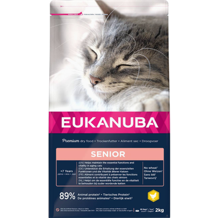 Eukanuba - Katt senior 7+ 2 kg - Katt - Kattefôr & kattemat - Tørrfôr for katt - ZOO.no