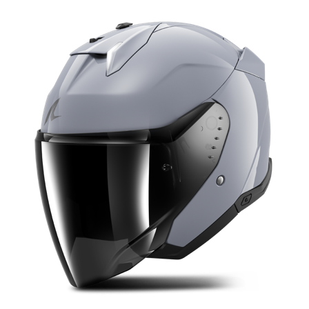Casco Jet Shark Skwal i3 Jet Gun Argento S