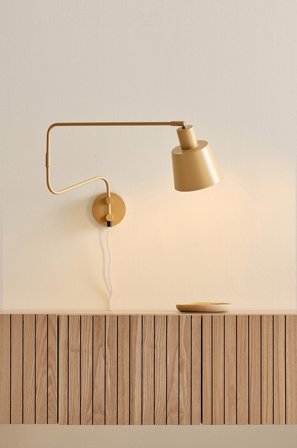 Jotex - STIG vegglampe Gul - Kjøp Vegglamper hos Jotex