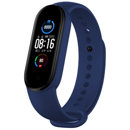 Silikoniranneke Xiaomi Mi Band 5/6 Sininen