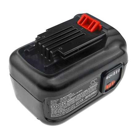 Akku Ruohonleikkurit varten Black & Decker LSW60C, CM2060C jne.