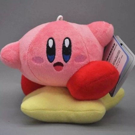 Kirby Star Walking Pendant Nyckelring Plysch Figur Fylld Djur Gosedjur 12 cm KLB