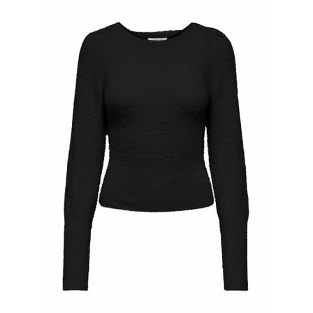 Only Round-neck Strik Sort, Dame Striktrøjer