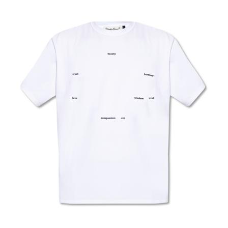 Undercover Printed T-shirt , Wit , Heren , Maat: L