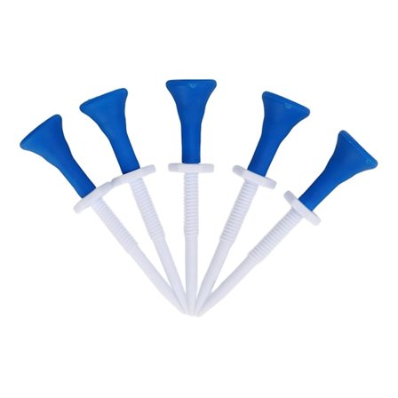 5 kpl golf-tiitä säädettävä muovinen golf-tiitä pakkaus vähentää kitkaa golf-harjoittelu tarvikkeet