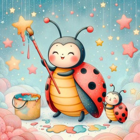 Nyckelpiga Affisch 50×70 CM