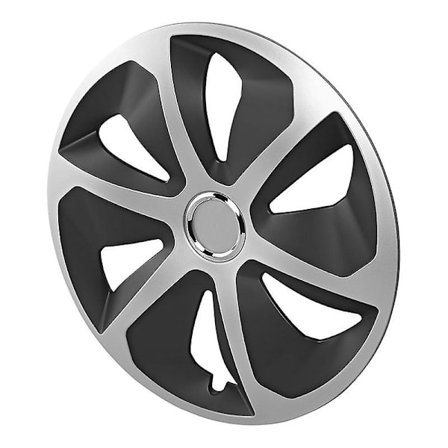Roco sølv/svart hjulkapsel 16 tommer