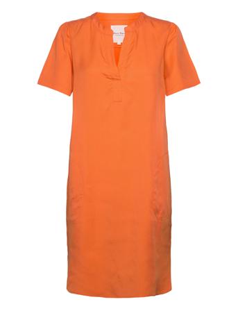 Aminasepw Dr Knælang Kjole Orange Part Two