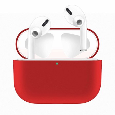 2× Silikonskal – kompatibelt med AirPods Pro, röd