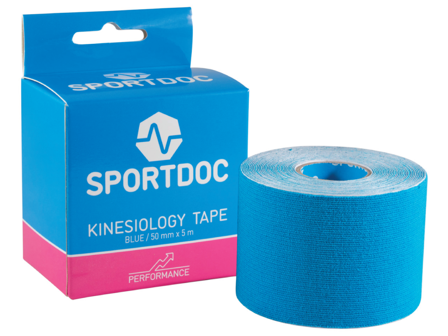 Sportdoc Kinesiology Tape, 50 mm x 5 m, blå, 1 stk.