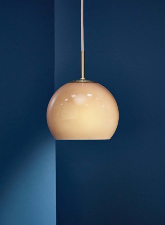 Ball taklampe Ø18 - cappuchino