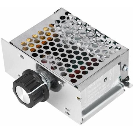 Dimmer för 220V Motor, 4000W AC Spänningsregulator, Hastighetsregulator för Elektrisk Motor Dimmer, Justerbart Spänningsområde från 10v till 220v för 