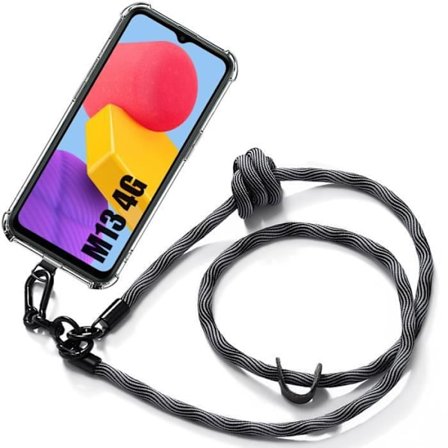 Coque - Samsung - Galaxy M13 - Stötbeständig - Rep-Resistent - Avtagbar Axelrem