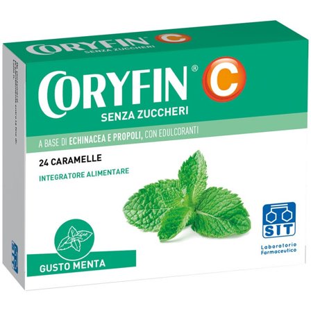 Coryfin C Senza Zucchero Mentolo 24 Caramelle
