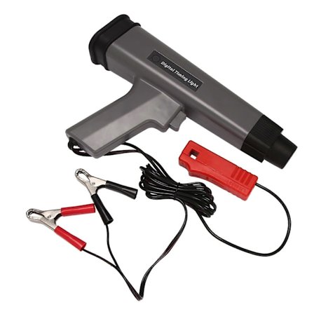 12V Digital Timing Light for Bilmotor med LED-display, Tenningslampe, Induktiv Timing