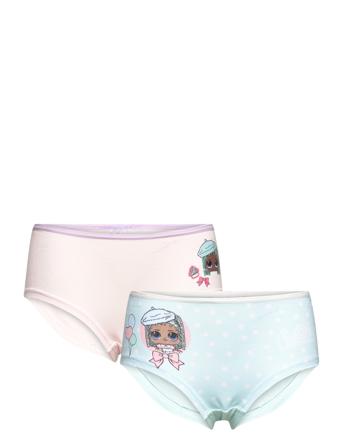Lot 2 Shorty Night & Underwear Underwear Panties Blå L.O.L